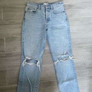 Zara straight jeans 4